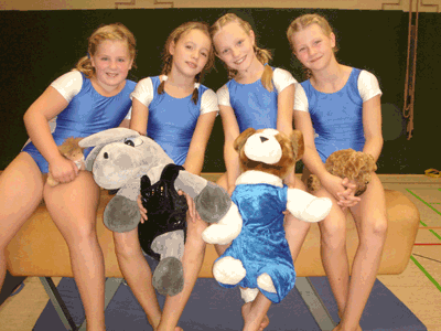 Tatjana, Saskia, Milena und Anne-Lina